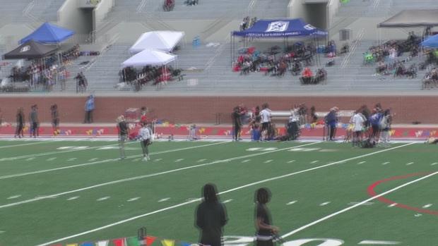 JV Girls 4x100 Relay Finals Section 2