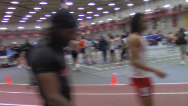 Varsity Boys 4x200 relay, finals 5 set up