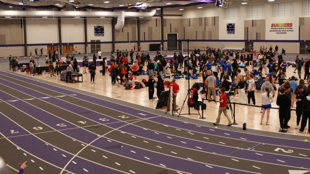 Girls Distance Medley Relay Finals Section 1