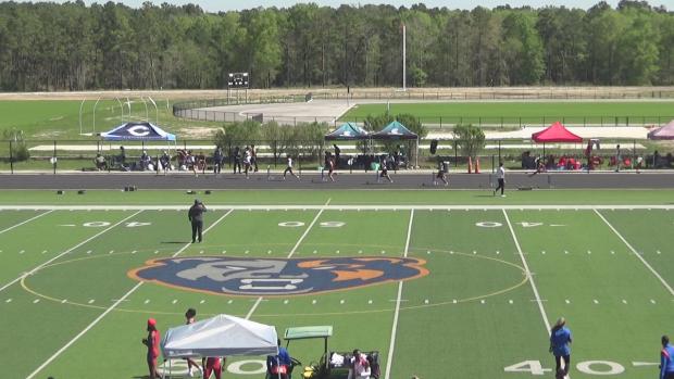 Girls 300 Hurdles Finals Section 1