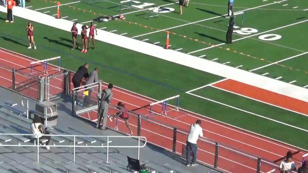 Girls 4x100 Shuttle Hurdle Heat 4