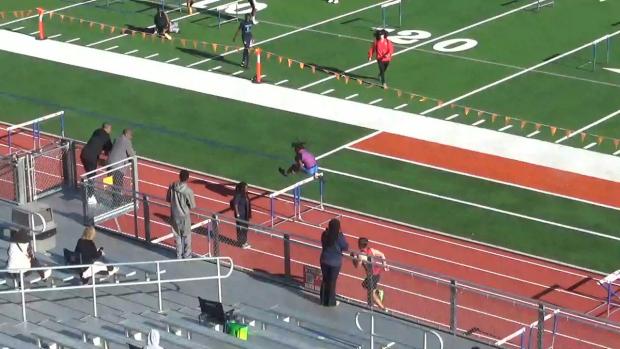 Boys 4x110 Shuttle Hurdle Heat 2