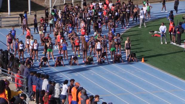 Girls 100 Finals Section 2