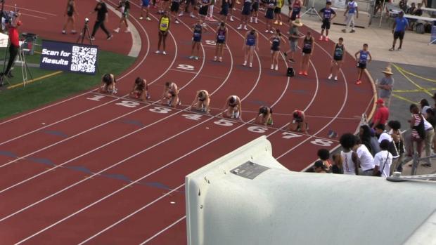 Varsity Girls 100 Finals Section 4