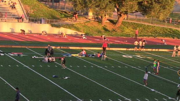 Varsity Boys 300 Hurdles Finals Section 1