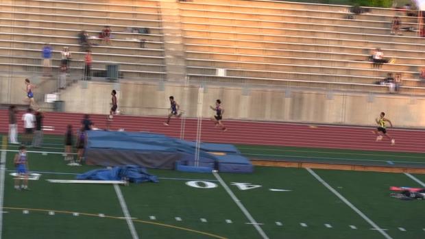 Varsity Boys 300 Hurdles Finals Section 3