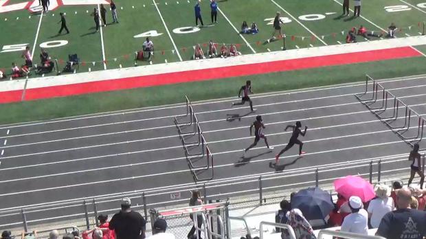 Boys 110 Hurdles Heat 1