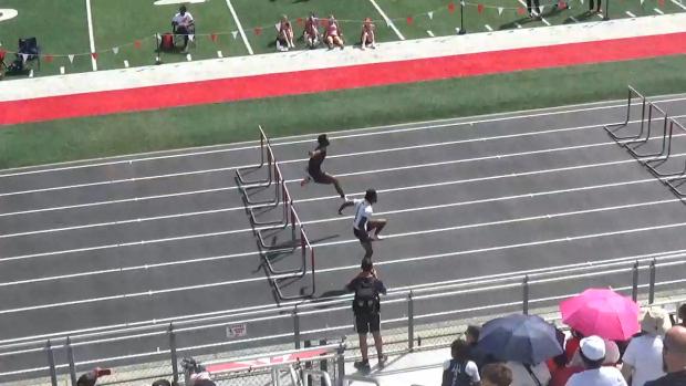 Boys 110 Hurdles Heat 2