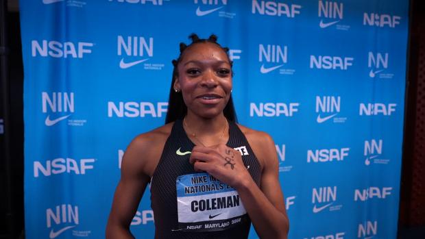 US #8 for Destiny Coleman in 60mH | Post-Race Interview