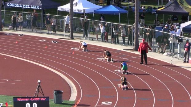 Varsity Girls 4x100 Relay Finals Section 1