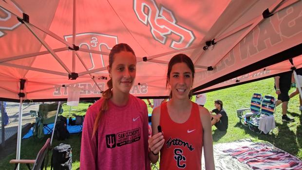 F/S 1600 San Clemente's Maddyn Ortiz (Fr) & Emma Harvey (So)