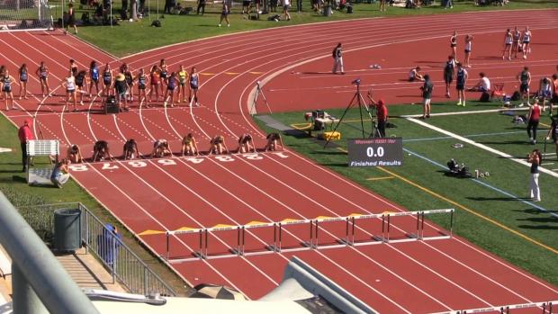 Varsity Girls 100 Hurdles Finals Section 3