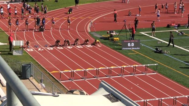 Varsity Girls 100 Hurdles Finals Section 5
