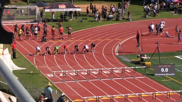 Varsity Boys 110 Hurdles Finals Section 4