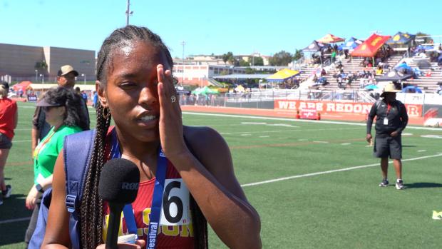 Brooke Blue After a State Leading 54 in the 400m 