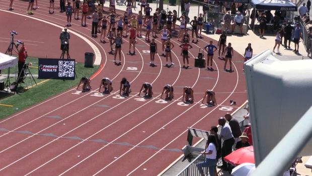 Varsity Girls 100 Finals Section 1