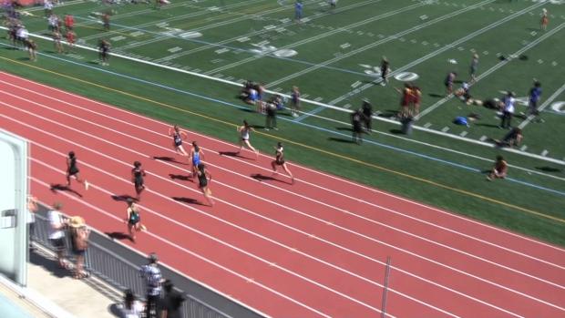 Varsity Girls 100 Finals Section 5