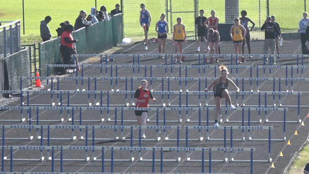 Girls 100 Hurdles Finals Section 3