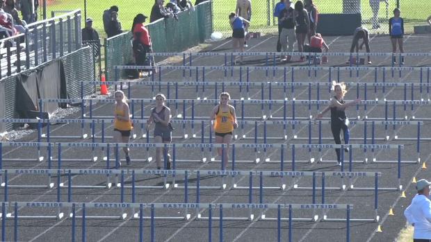 Girls 100 Hurdles Finals Section 4