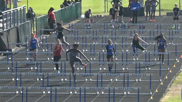 Girls 100 Hurdles Finals Section 5