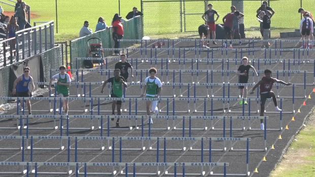 Boys 100 Hurdles Finals Section 1