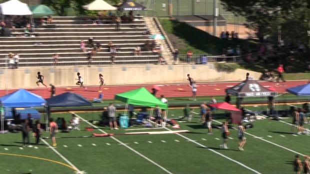 Freshman Boys 300 Hurdles Finals Section 3