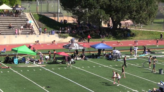 Varsity Girls 300 Hurdles Finals Section 6
