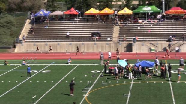 Varsity Girls 300 Hurdles Finals Section 2