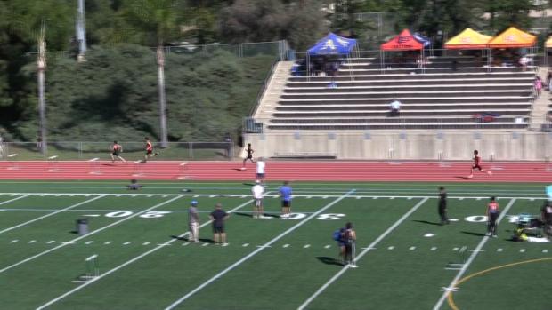 Varsity Boys 300 Hurdles Finals Section 3