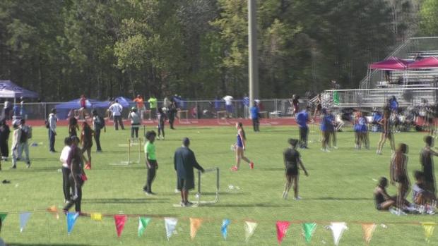 Girls 300 Hurdles Finals Section 7