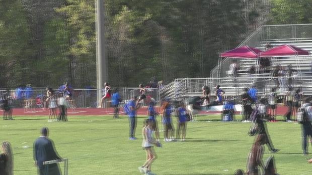 Girls 300 Hurdles Finals Section 8