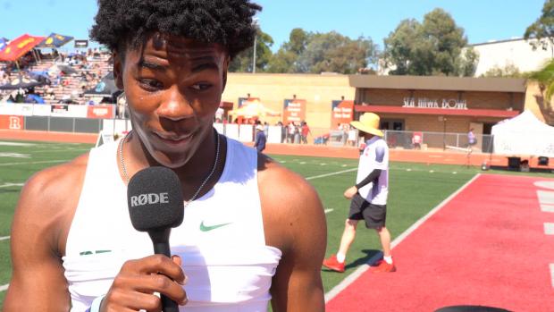 Chase Young After Finishing 3rd at Redono 100m Hurdles