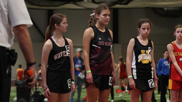 Middle School Girls 800 Finals Section 1