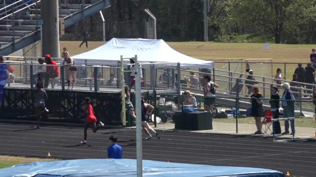 Girls 400 Hurdles Finals Section 4