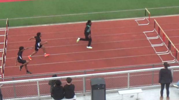 Boys 100 Hurdles Heat 2