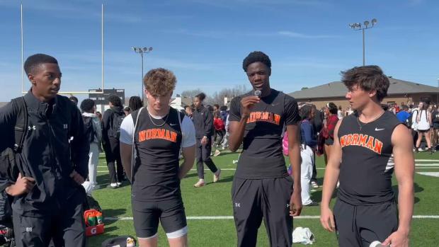 Norman Boys 4x200m Interview 