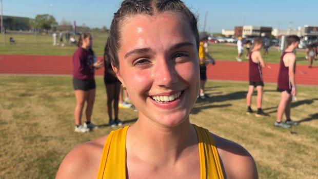  Benton’s Claire Allen on 1600m Win