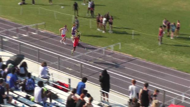 Boys 110 Hurdles Heat 1