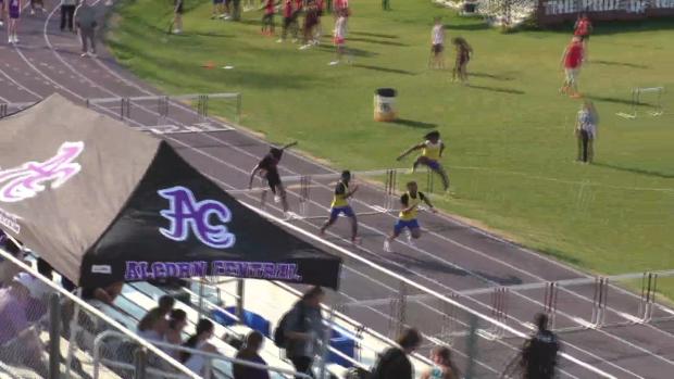 Boys 110 Hurdles Heat 2