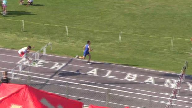 Boys 110 Hurdles Heat 3