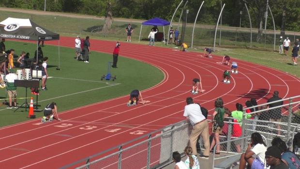 Girls 4x100 Relay Finals Section 2