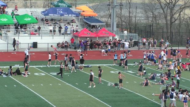 Girls 300 Hurdles Finals Section 3