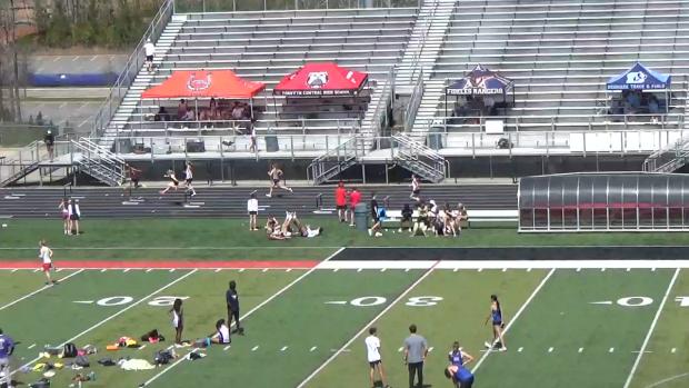 Girls 300 Hurdles Heat 1