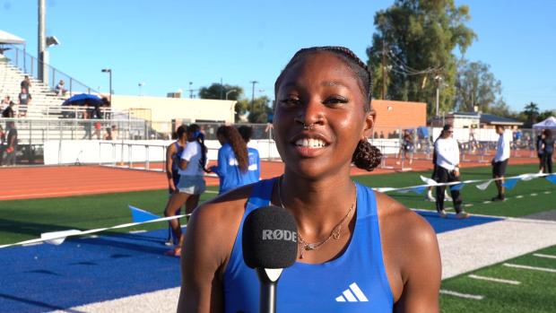 Imani Galera-Young After Finishing Runner-Up 100m H