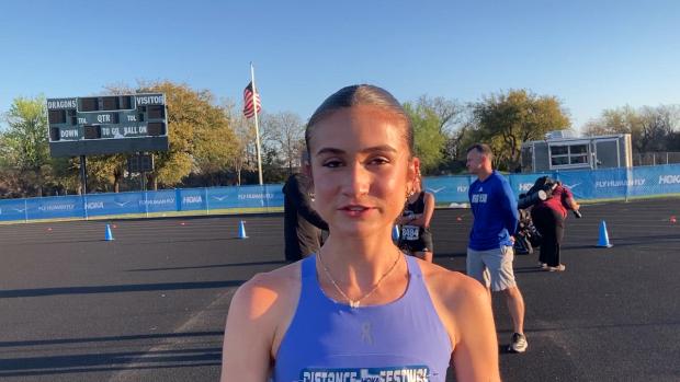 Camryn Newton, Girls 3200m Heat 4 winner