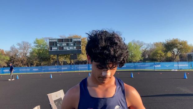 Nate Lugo, Boys 3200m Heat 11 winner