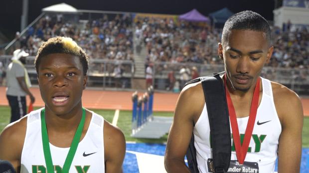 LB Poly Noah Smith & Isaiah Jones After Chandler Elite 400m