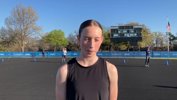 Halle Rust, Girls 3200m Heat 3 winner