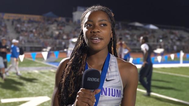 Ava Davis on Winning Elite 100m & 200m at Chandler Rotary