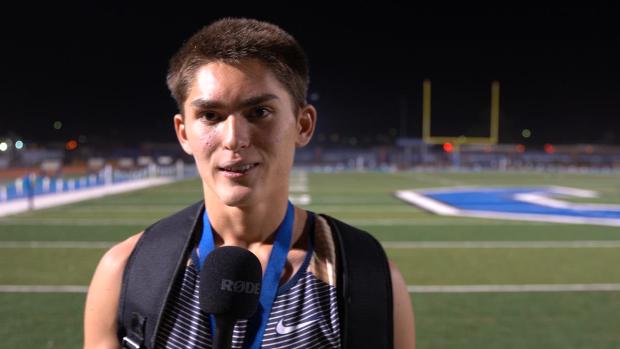 Maddox Bonilla After Running 1:52 800m to Win Chandler